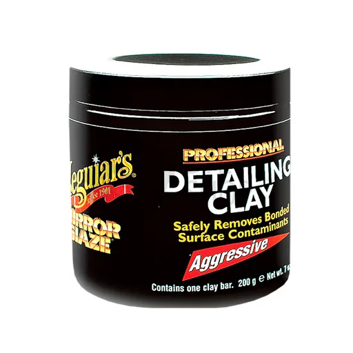 Meguiar's Clay Bar Aggressive - Синтетическая глина агрессивная для удаления загрязнений, 200 гр - 1