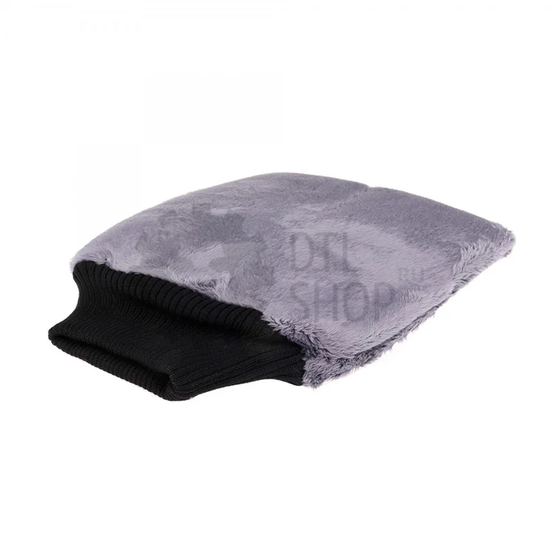 PureStar Plush Wash Mitt Mini - Плюшевая рукавица для мойки авто, серая - 2