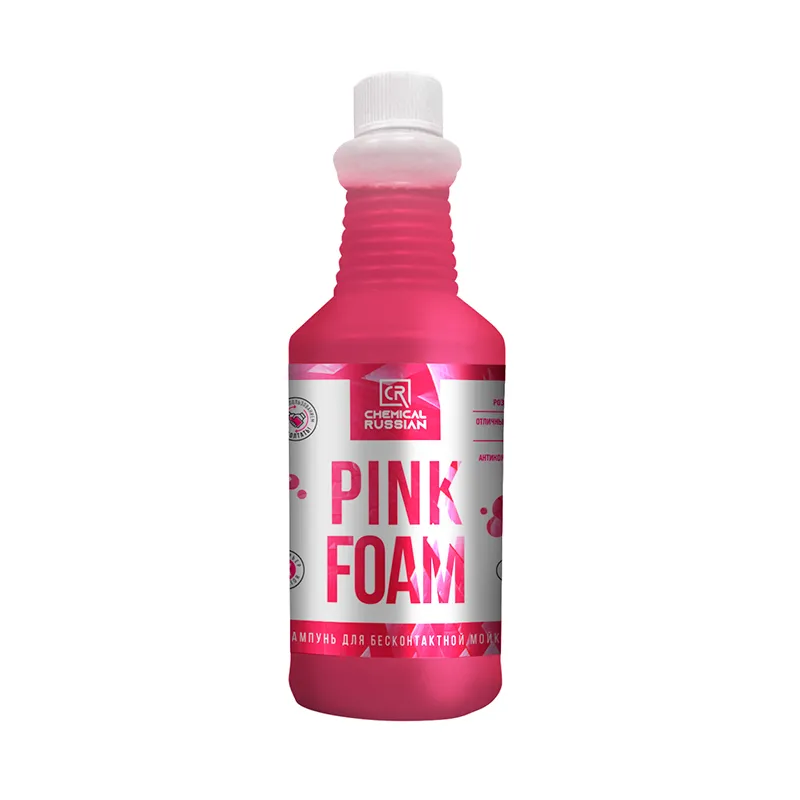 Chemical Russian Pink Foam - шампунь для бесконтактной мойки, 1 л - 1