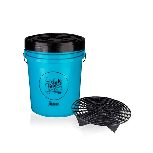 Auto Finesse Detailing Bucket with Lid - Ведро с решеткой и крышкой - 1