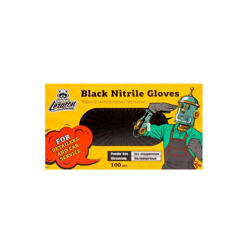 Leraton Перчатки нитриловые, размер M, 100 шт