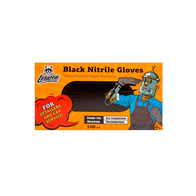 Leraton Перчатки нитриловые, размер L, 100 шт