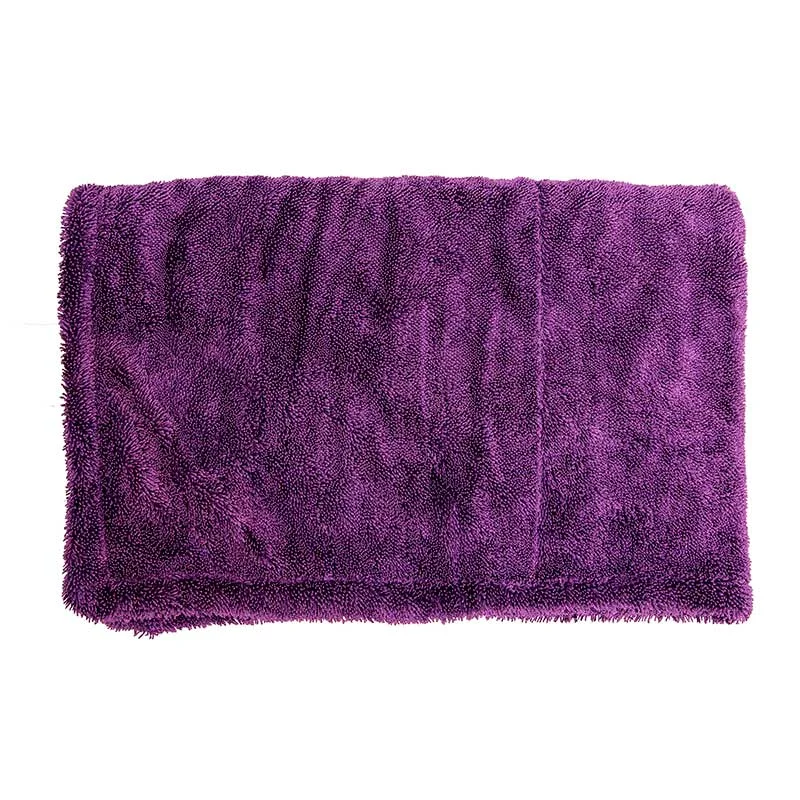 Buff Brothers Mega Dry Brother Dark Blue - Двухсторонняя микрофибра для сушки, синяя, 1300 гр/м, 80x50 см - 2