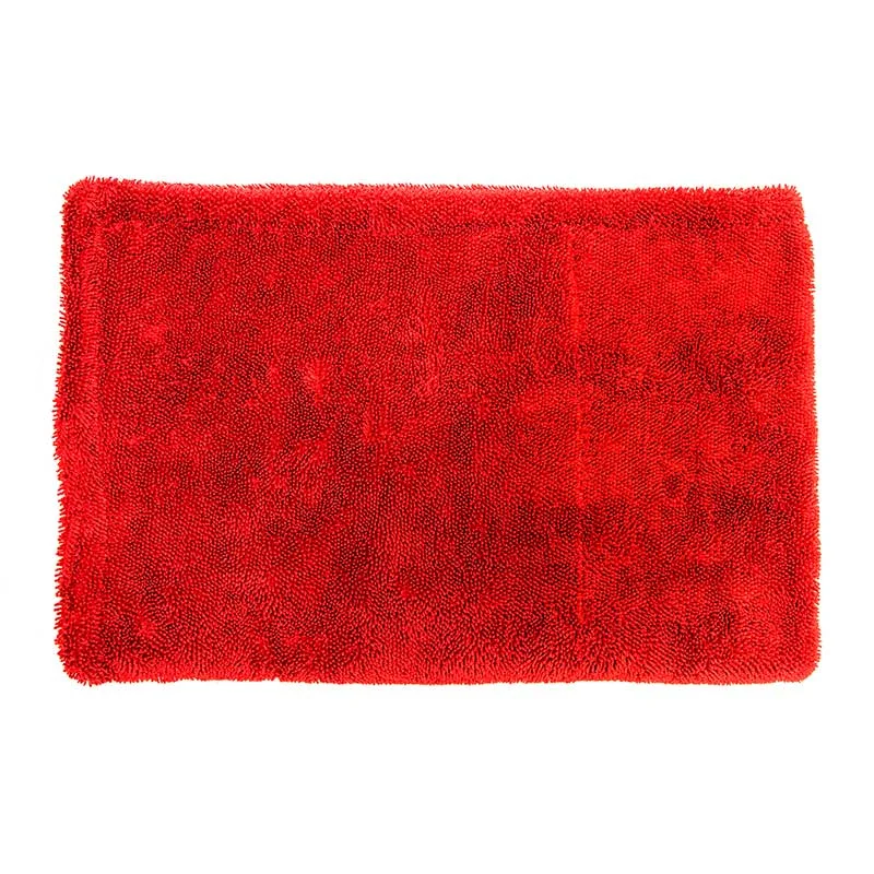 Buff Brothers Mega Dry Brother Maroon - Двухсторонняя микрофибра для сушки, бордовая, 1300 гр/м, 80x50 см - 2