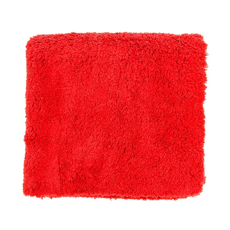 Buff Brothers Plush Brother Maroon - Плюшевая двухсторонняя микрофибра для располировки, бордовая, 40x40 см