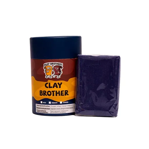 Buff Brothers Clay Dark Blue - Глина полировальная абразивная, 100 гр - 1