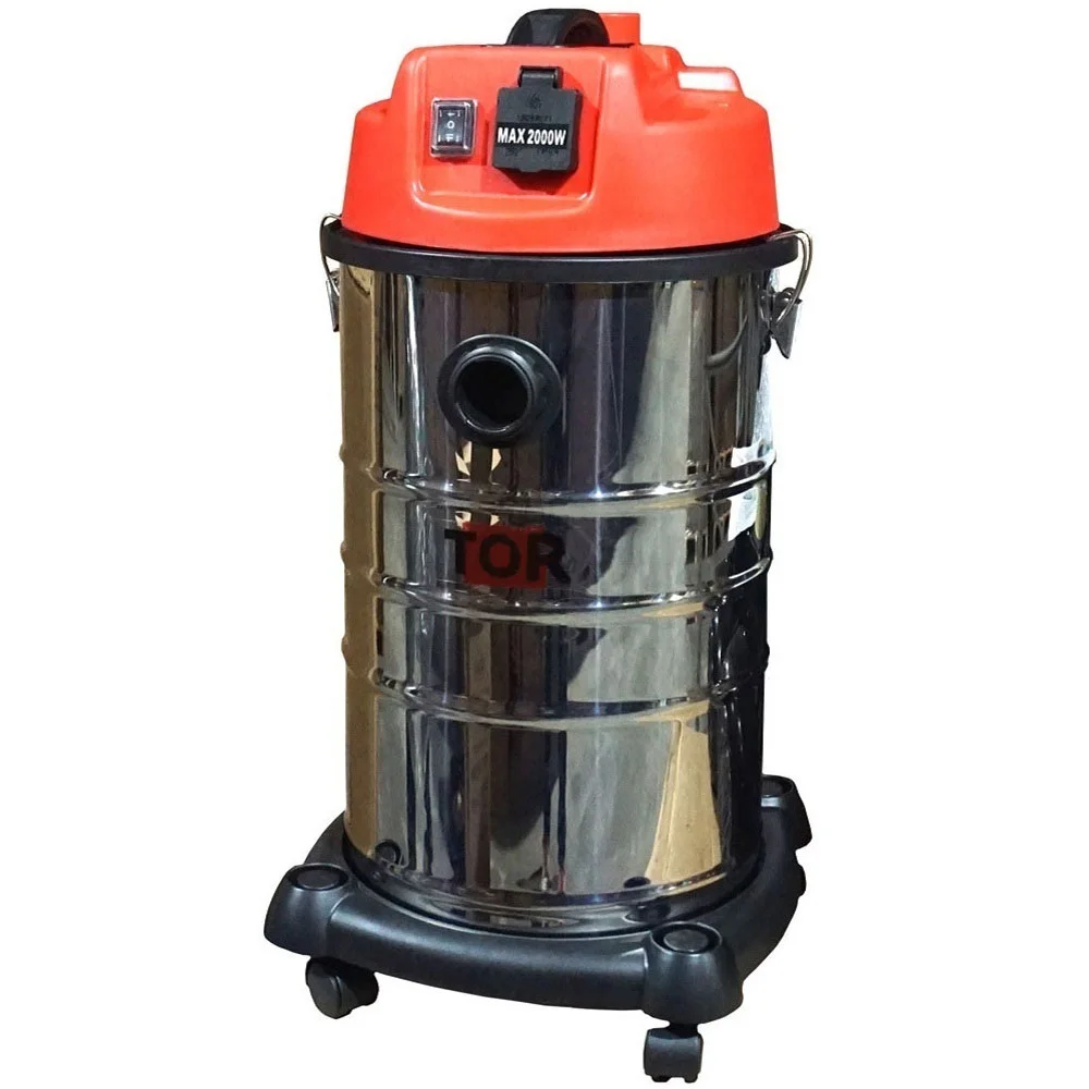 TOR Пылесос (пылеводосос) с розеткой, одна турбина, 1.2 кВт, 30 л