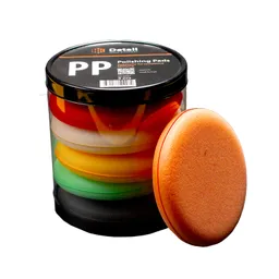 Detail PP (Polishing Pads) - Комплект аппликаторов поролоновых круглых, 10.5х2 см (6 штук)