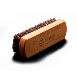 Detail Щетка для очистки кожи, 14.5x4.5 см, натуральный ворс