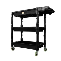 AuTech Тележка детейлера, 3 яруса с высоким бортом до 150 кг