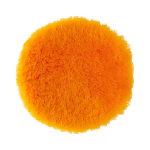 HANKO Меховой полировальный диск из натуральной овчины, оранжевый, 150 мм - 1
