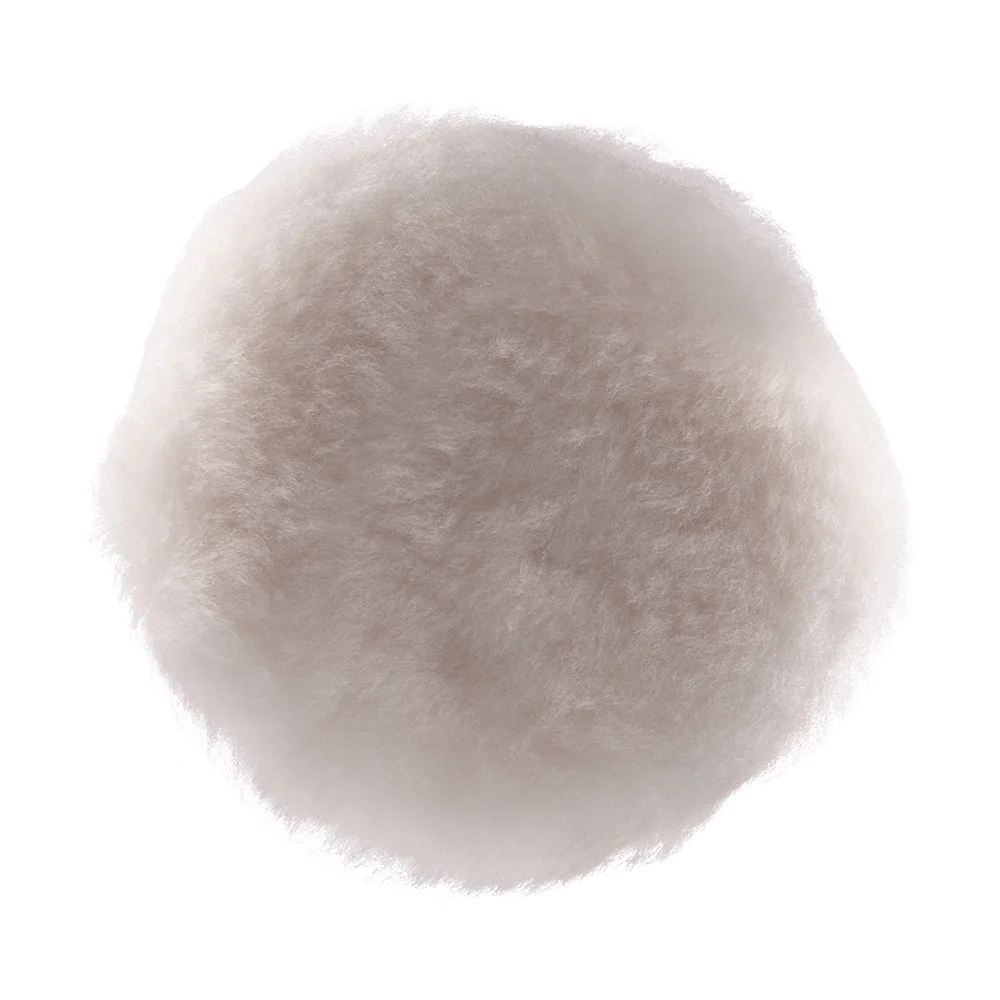 HANKO Меховой полировальный диск из натуральной овчины, белый, 150 мм