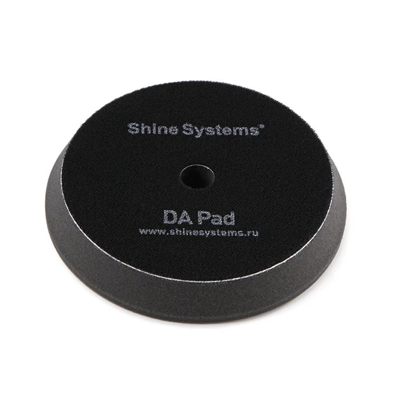 Shine Systems DA Foam Pad Black - полировальный круг ультрамягкий черный, 155 мм - 2