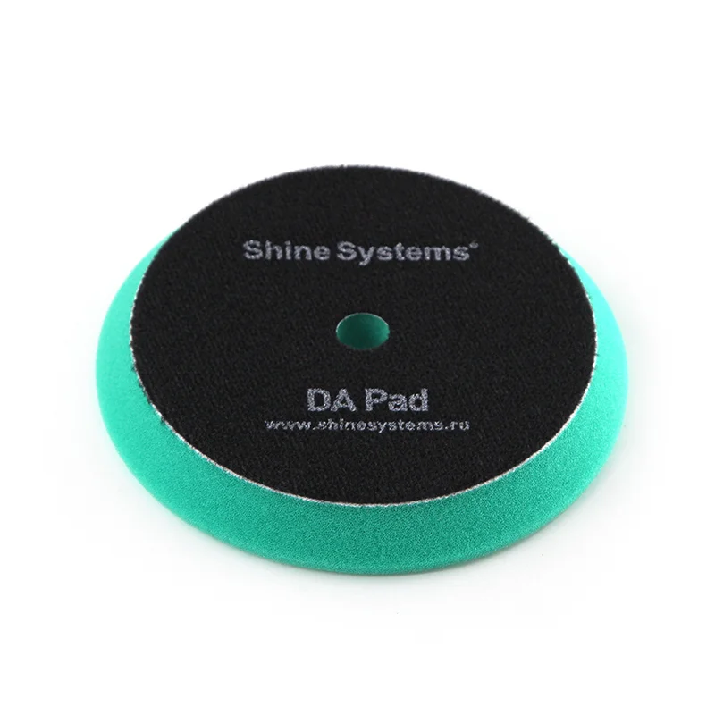 Shine Systems DA Foam Pad Green - полировальный круг экстра твердый зеленый, 130 мм - 2