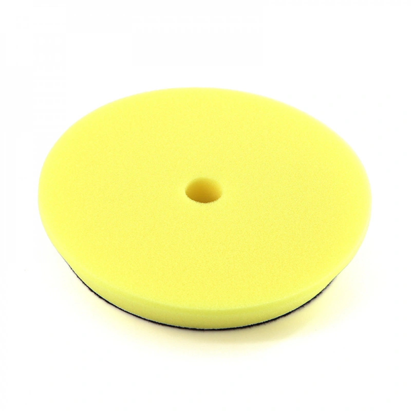 Shine Systems DA Foam Pad Yellow - полировальный круг антиголограммный желтый, 155 мм - 1