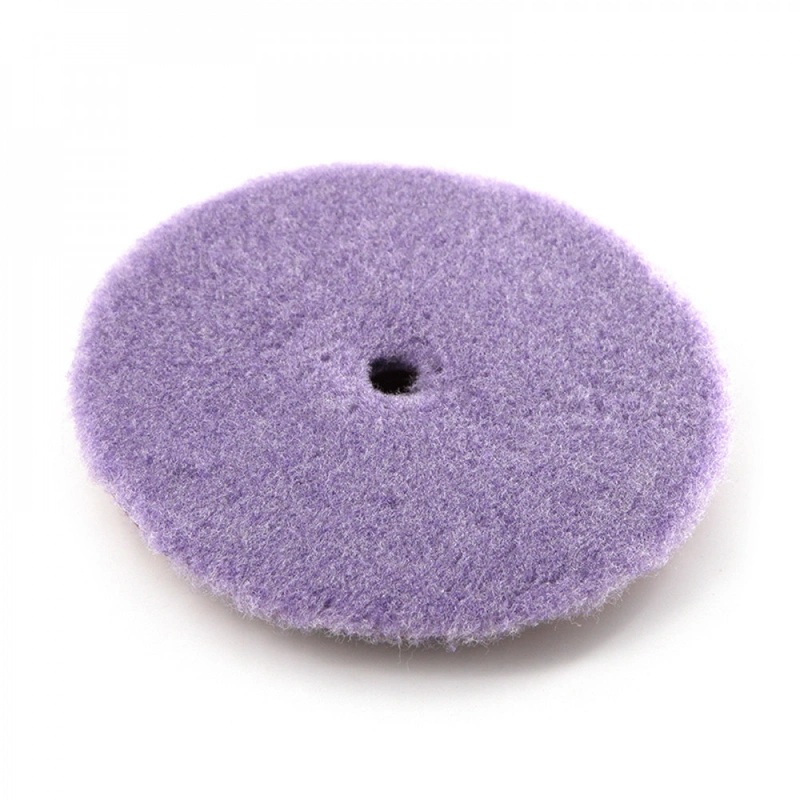 Shine Systems Lila Wool Pad - полировальный круг из лилового меха, 155 мм - 1