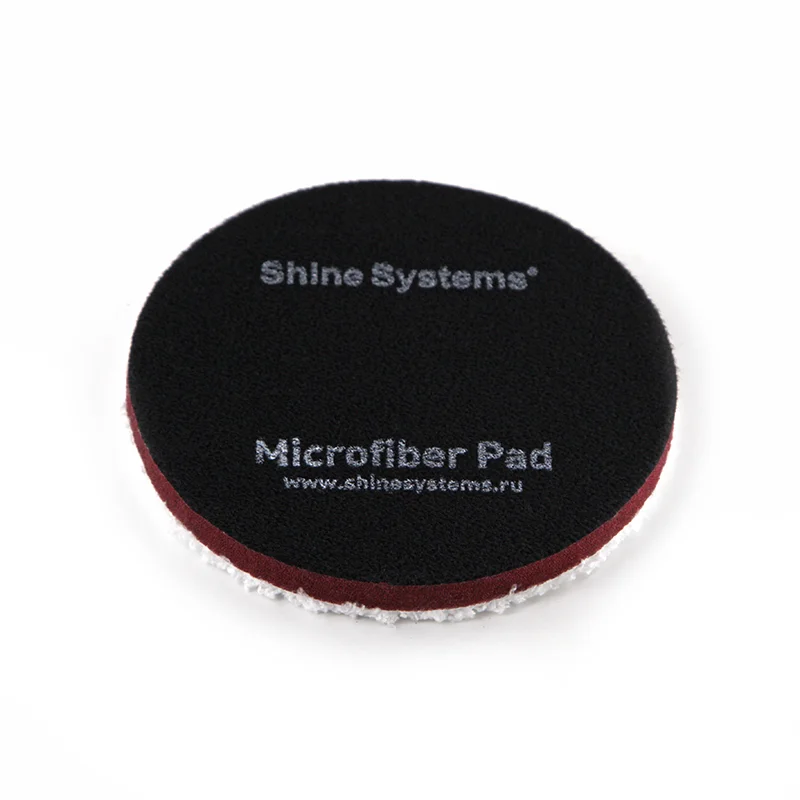 Shine Systems Microfiber Pad - полировальный круг из микрофибры, 130 мм - 2
