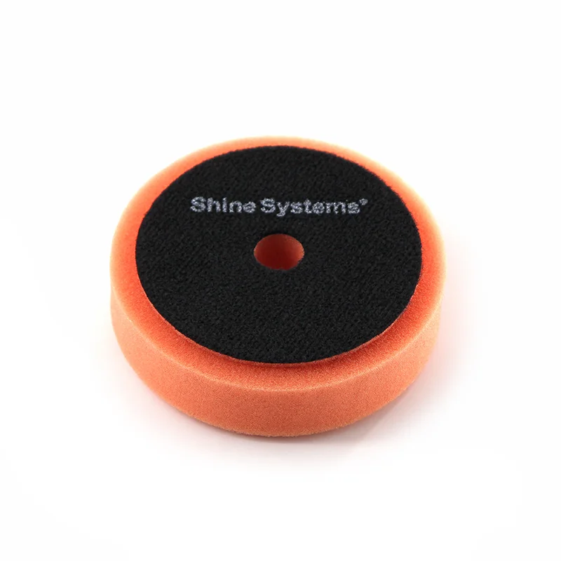 Shine Systems RO Foam Pad Orange - полировальный круг мягкий оранжевый, 75 мм - 2
