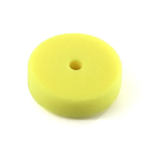 Shine Systems RO Foam Pad Yellow - полировальный круг полутвердый желтый, 75 мм - 1