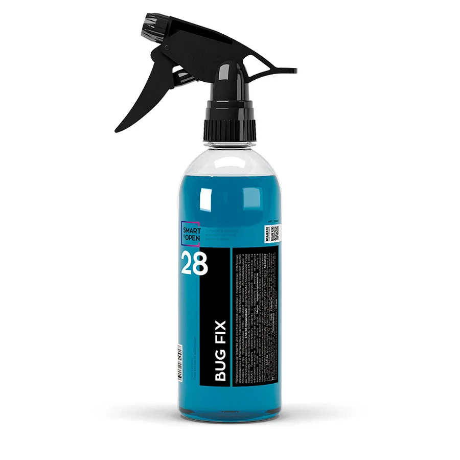 Smart Open Bug Fix 28 - профессионалное средство для очистки следов насекомых, 500 мл