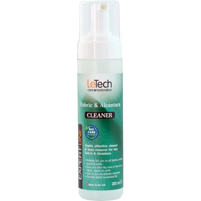 LeTech Fabric & Alcantara Cleaner - пенный очиститель для ткани и алькантары, пенообразователь, 200 мл - 1