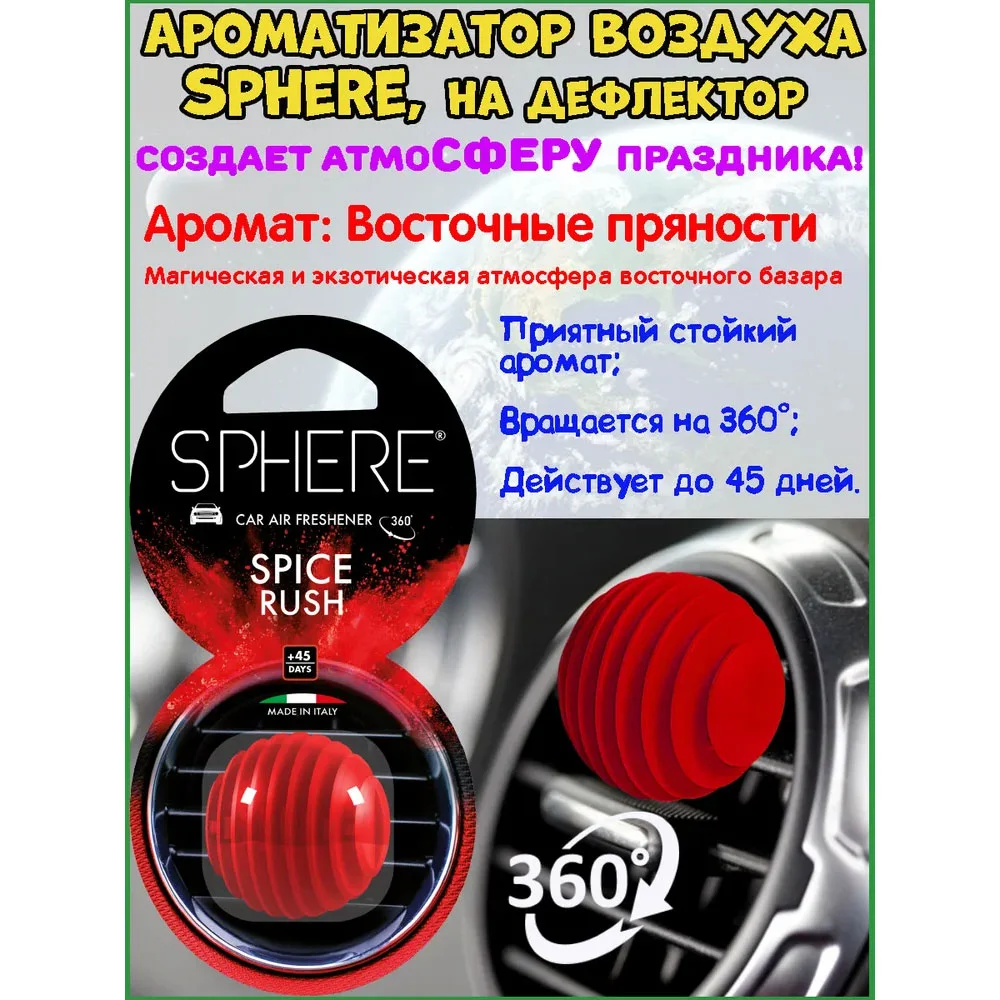 Little Joe SpiceRush - Ароматизатор на дефлектор - 3