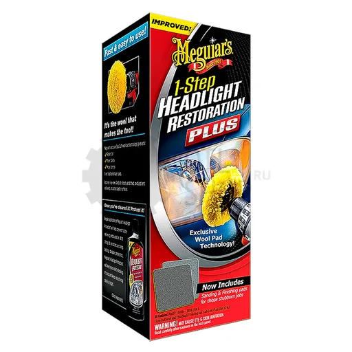 Meguiar's Headlight Restoration Kit - Набор для восстановления фар, 170 мл - 1
