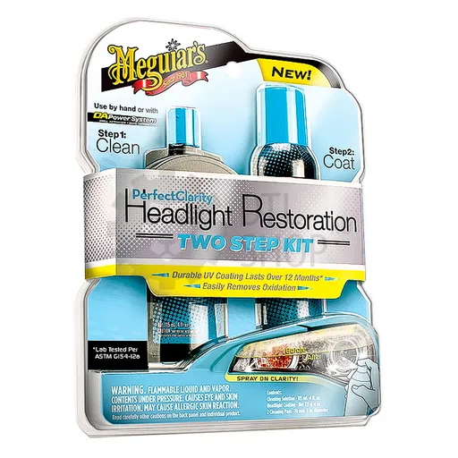 Meguiar's Perfect Clarity Headlight Restoration Kit - Набор для полировки фар - 1