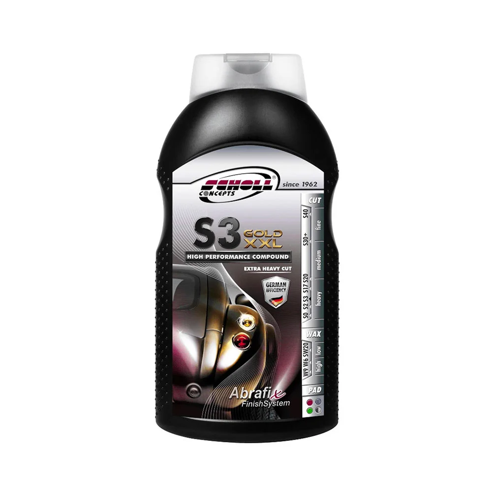 Scholl Concepts S3 Gold XXL - Полировальная паста высокоабразивная, 250 гр