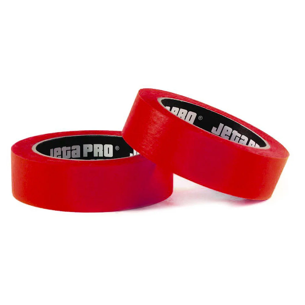 Jeta Pro Маскирующая лента, водостойкая, устойчивая к УФ, 25 мм, красная
