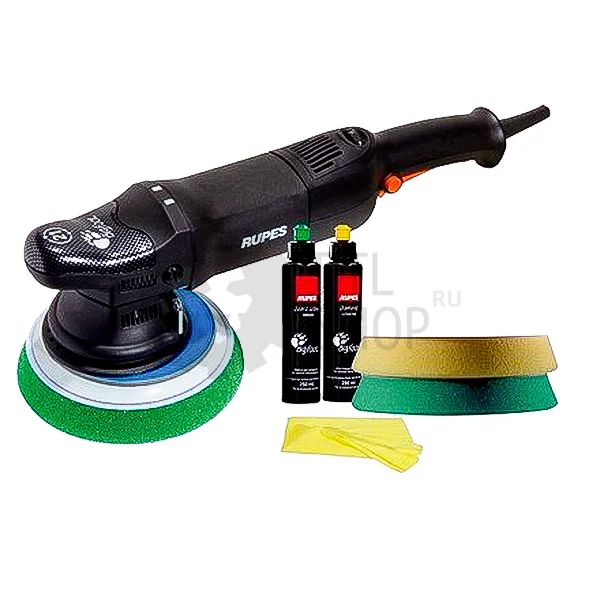 RUPES Полировальная машинка с набором для полировки, подошва 150 мм