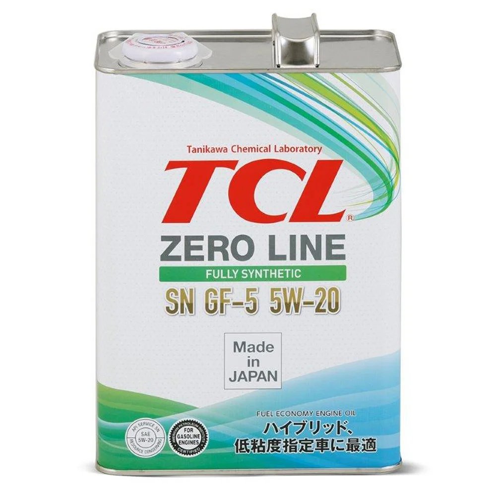 TCL Масло моторное TCL Zero Line Fully Synth, Fuel Economy, SP, GF-6, 5W-20, 4 л
