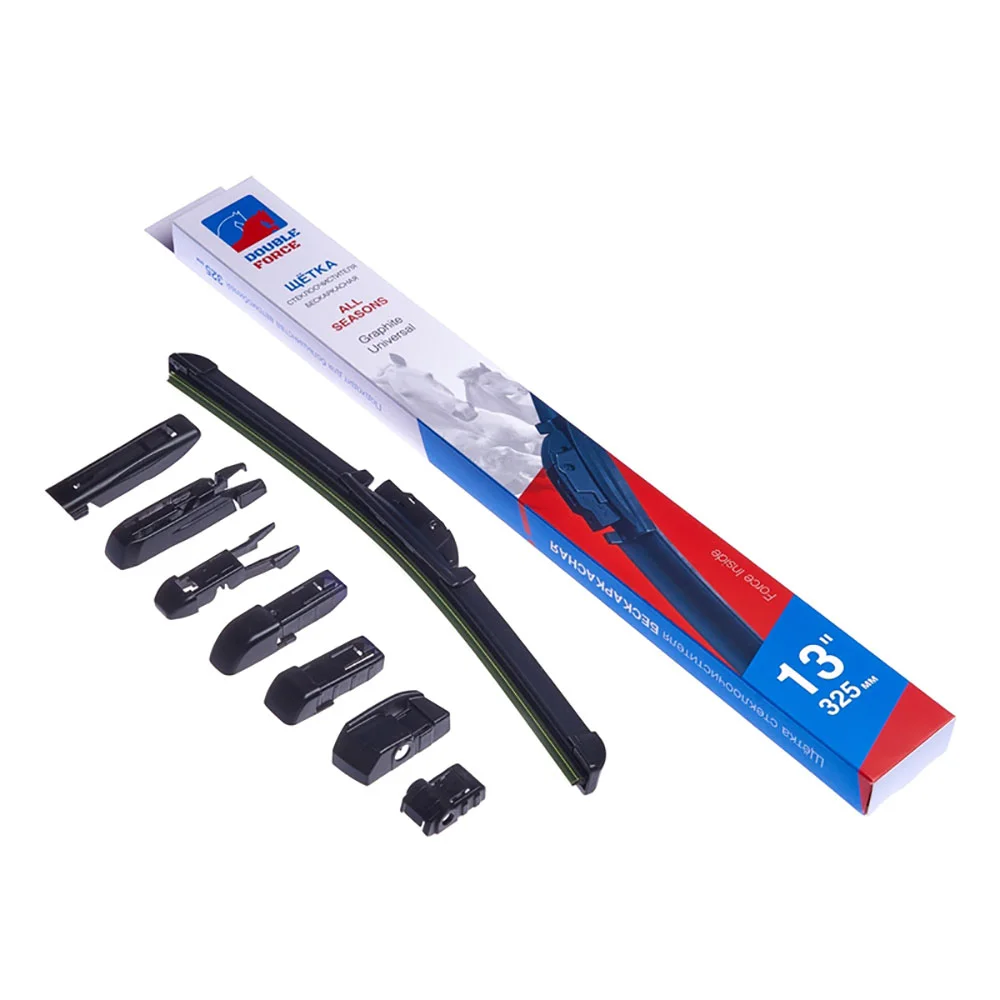 Double Force Щетка стеклоочистителя бескаркасная, 325 мм ("13")