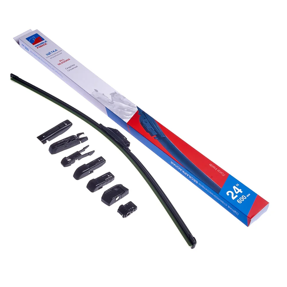 Double Force Щетка стеклоочистителя бескаркасная, 600 мм ("24")