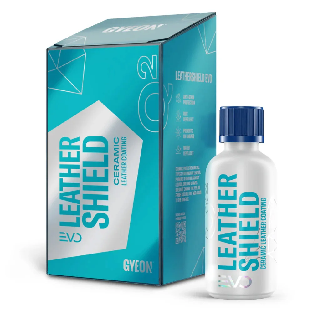 GYEON Q² Leather Shield EVO - Защитное кварцевое покрытие для кожи, 50 мл