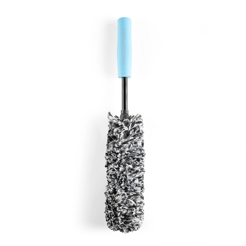Shine Systems MicroSoft Wheel Brush – микрофибровая щетка для чистки дисков, 44 см - 1