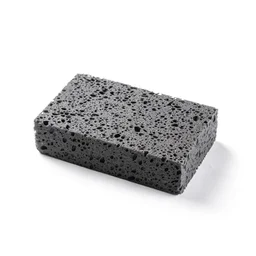 Shine Systems Black Sponge - чёрная крупноячеистая губка для мойки кузова автомобиля 20х12х6см