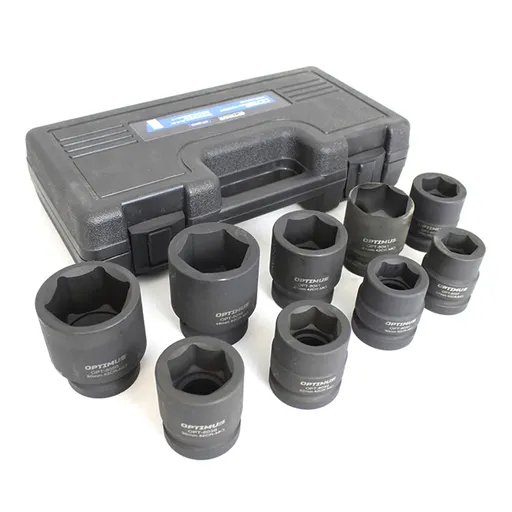 OPT-80109 Набор ударных головок 1", 27-50 мм, 9 предметов - 1