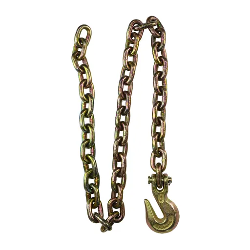 WDK-0301 Тяговая цепь с крюком. Длина 1.3 м, усилие 6 тонн - 1