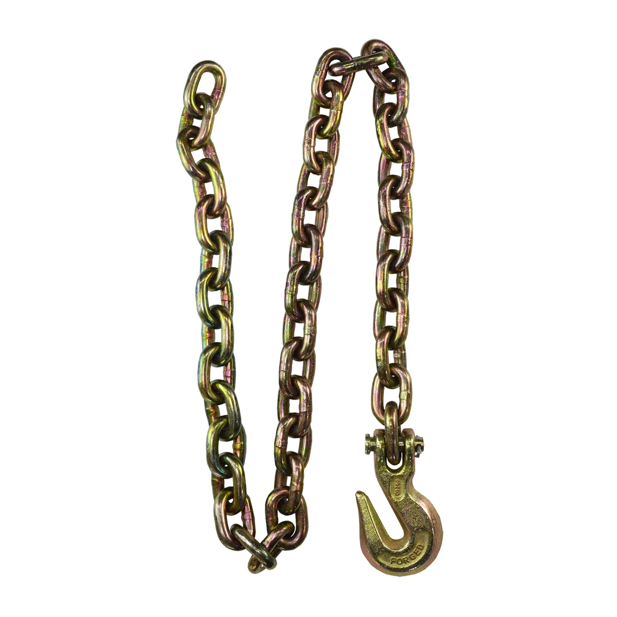 WDK-0301 Тяговая цепь с крюком. Длина 1.3 м, усилие 6 тонн