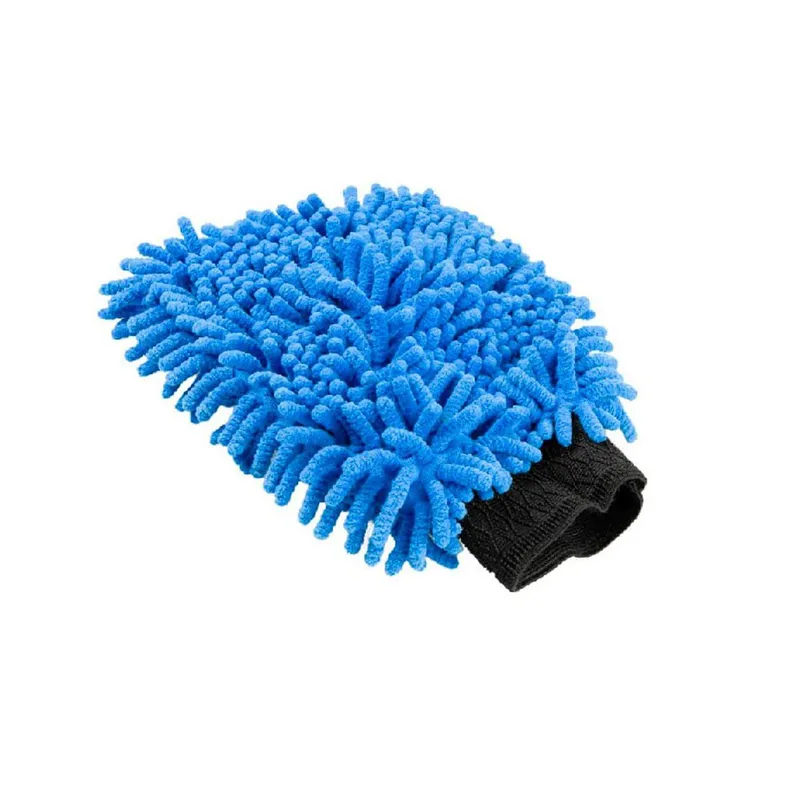 Chemical Russian Chenille Wash Mitt - шенилловая рукавица для мойки, синяя - 1