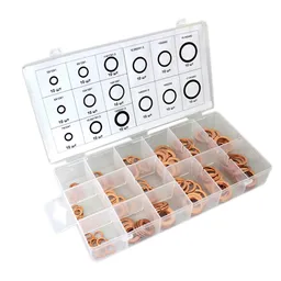 WDK-214067 Набор медных шайб, 15 типоразмера, 150 шт.