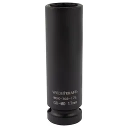 WDK-702-17L Головка торцевая ударная глубокая тонкостенная 1/2", 6 граней, 17 мм