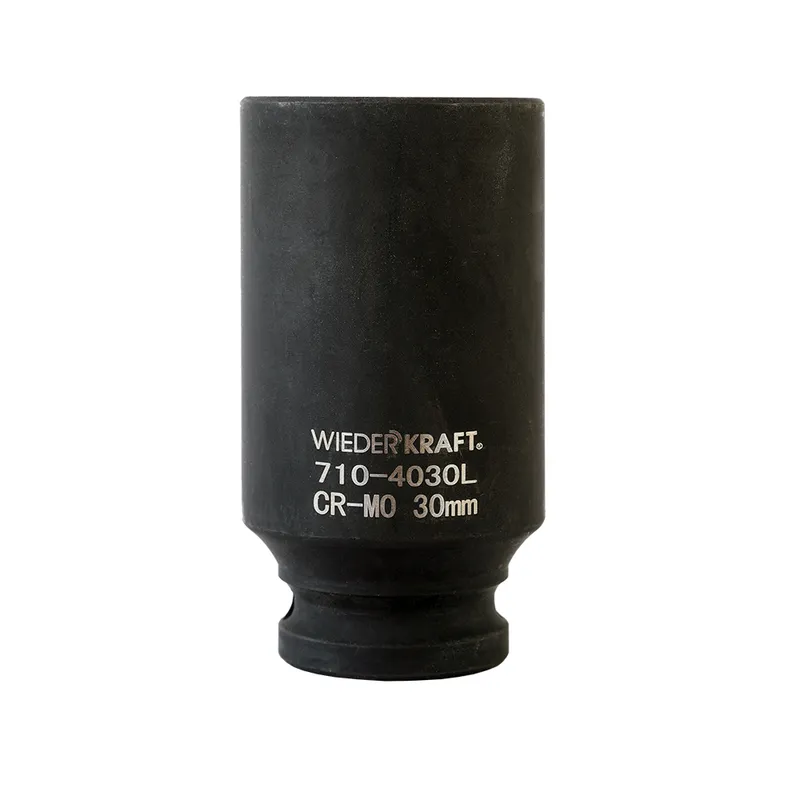 WDK-710-4030L Головка торцевая ударная глубокая 1/2", 6 граней, 30 мм - 1