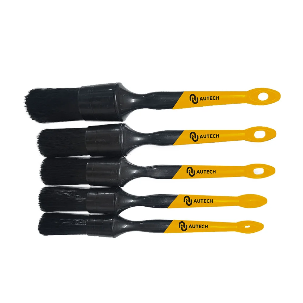 AuTech Кисточки с искусственным ворсом, комплект 5 шт. (№10, №12, №14, №16, №18)