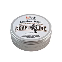 LeTech Leather Balm Rose - Натуральный бальзам для кожи с запахом розы, 60 мл