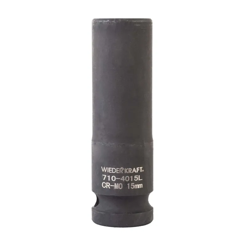 WDK-710-4015L Головка торцевая ударная глубокая 1/2", 6 граней, 15 мм - 1