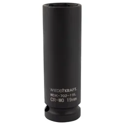 WDK-702-19L Головка торцевая ударная глубокая тонкостенная 1/2", 6 граней, 19 мм