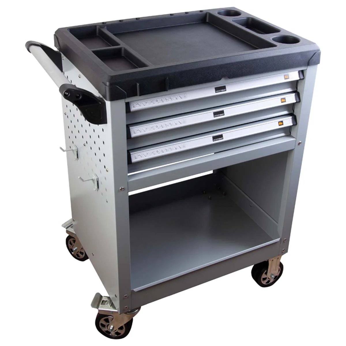 WDK-713 Тележка инструментальная открытая, 3 ящика
