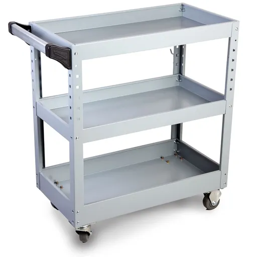 WDK-903B Тележка инструментальная открытая, 3 полки - 1